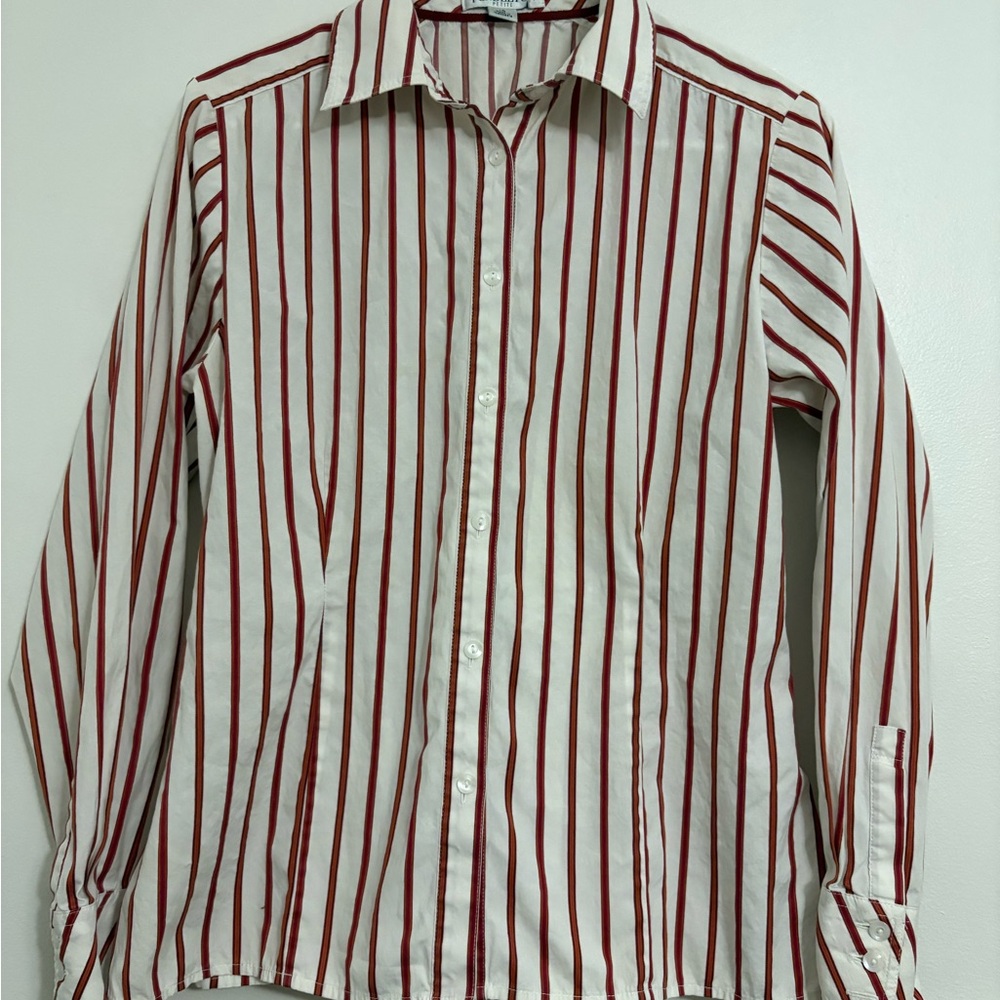 Pendleton woman’s Red and White Striped Shirt - Picture 1 of 3